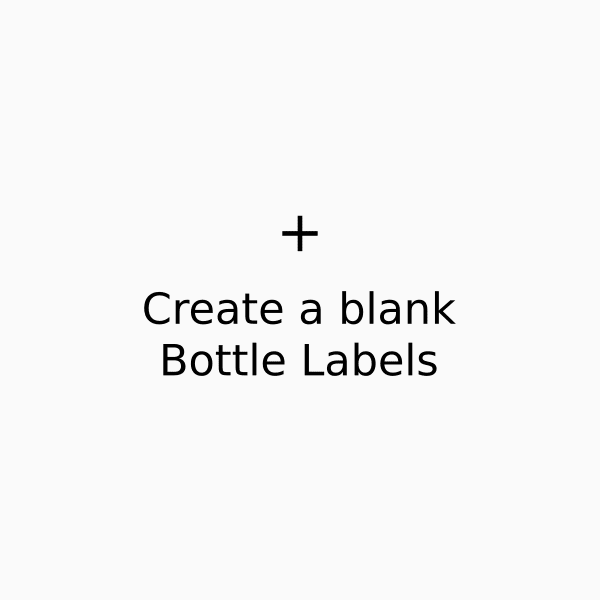 Cree e imprima su diseño de etiquetas para botellas en línea