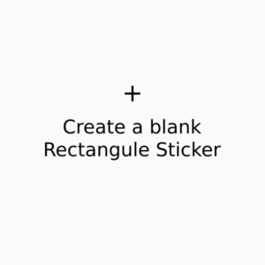 Crie e Imprima o seu Rectangle Sticker Design Online