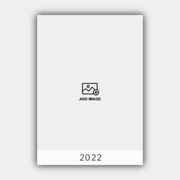 Create and Print Your A3 Vertical 2022 Wall Calendar Design Online (template #1) #2