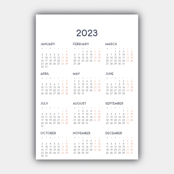Create and Print Your A3 Vertical 2022 Wall Calendar Design Online (template #1) #15 Create and Print Your A3 Vertical 2022 Wall Calendar Design Online (template #1) #15