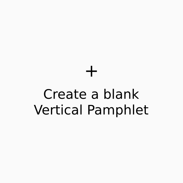 Erstellen und drucken Sie Ihr vertikales Pamphlet-Design online