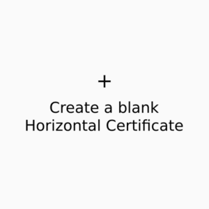 Создание и печать дизайна горизонтального сертификата онлайн