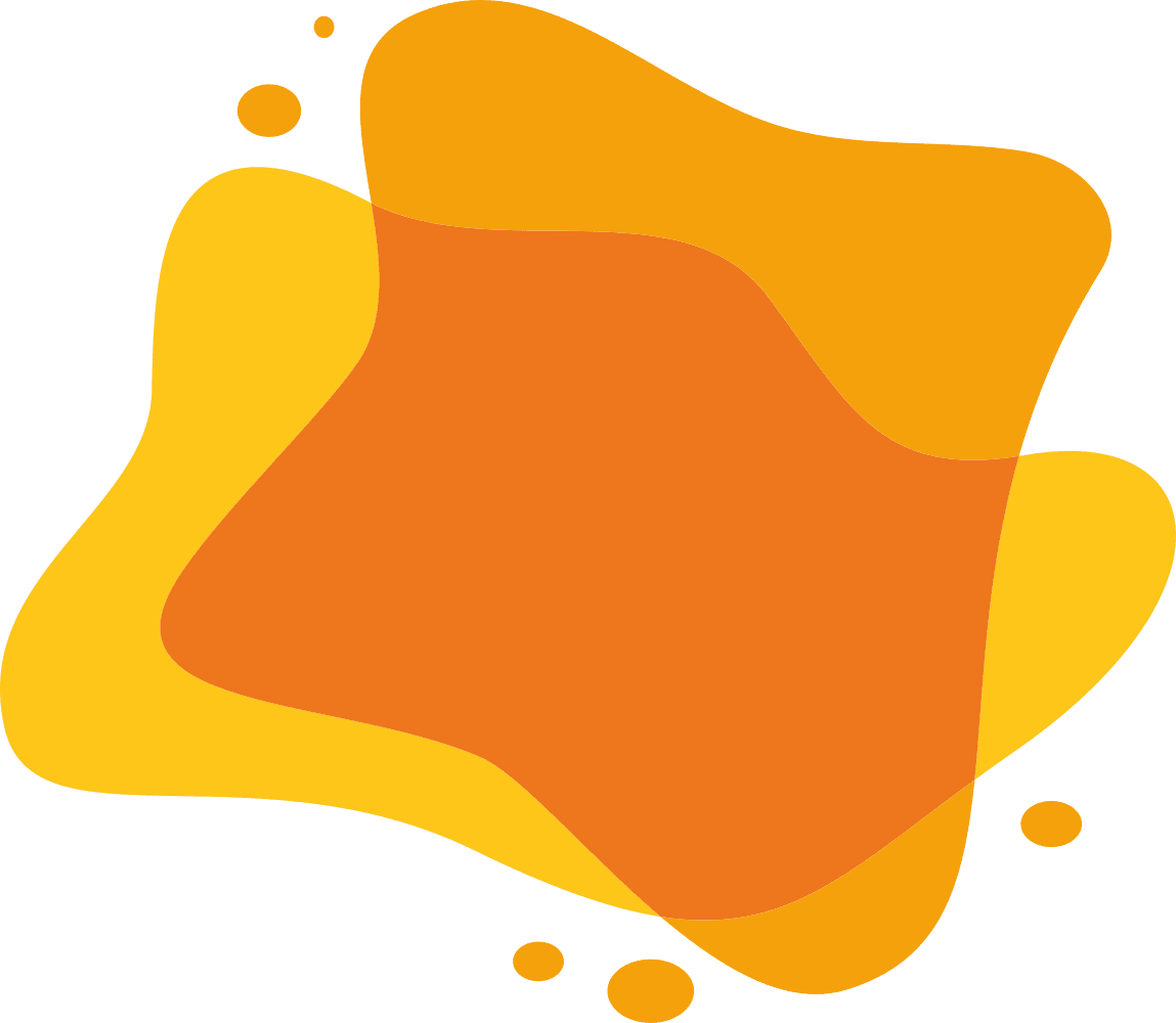 Design & Stampa Tazza con macchie colorate, nome, giallo, arancione, bianco  (330ml) In linea