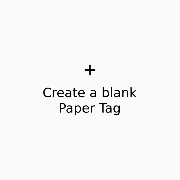 Utwórz i wydrukuj online swój projekt przywieszki papierowej