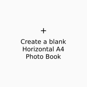 Lag og skriv ut ditt horisontale A4-fotobokdesign online