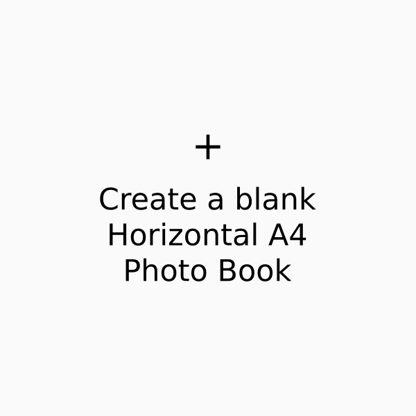 Create and Print Your Horizontal A4 Photo Book Design Online