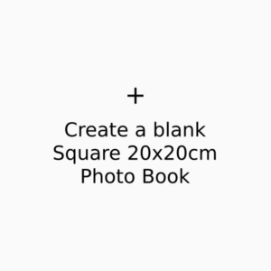 Opret og udskriv dit design til en firkantet fotobog (20x20 cm) online