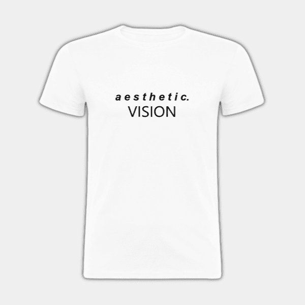 Ästhetische Vision, Schwarze Buchstaben, Herren-T-Shirt #1