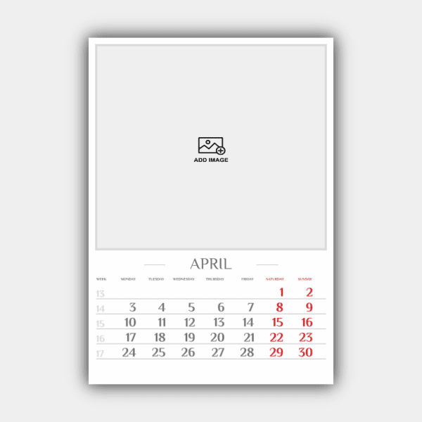 Create and Print Your A3 Vertical 2023 Wall Calendar Design Online (template #2) #6