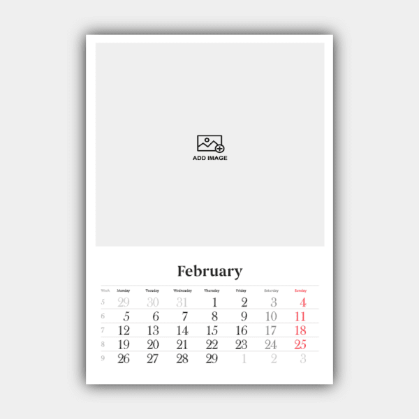 Create and Print Your Vertical 2024 English Wall Calendar Design Online (template #2) #3