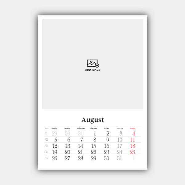 Create and Print Your Vertical 2024 English Wall Calendar Design Online (template #2) #9