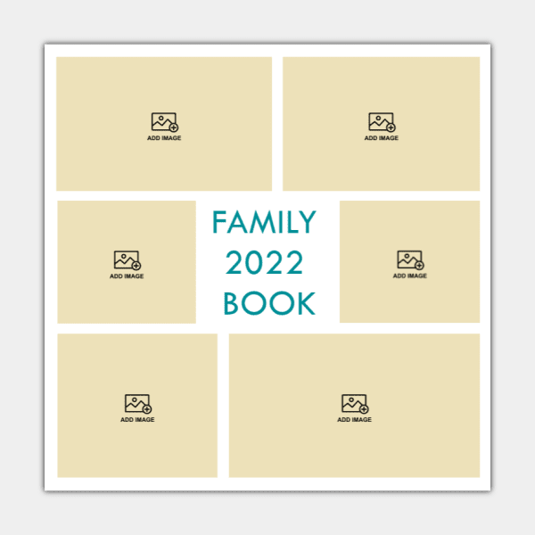 Family Book, Multicolored Shapes, Square (20x20cm) Photo Book #1