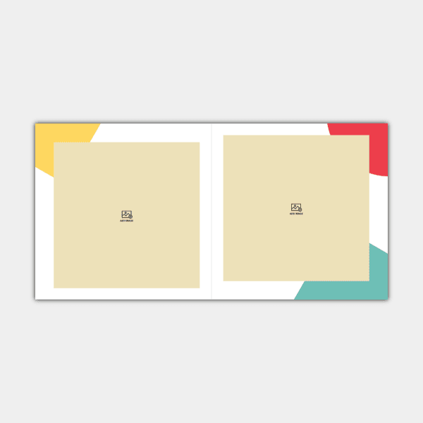 Family Book, Multicolored Shapes, Square (20x20cm) Photo Book #7
