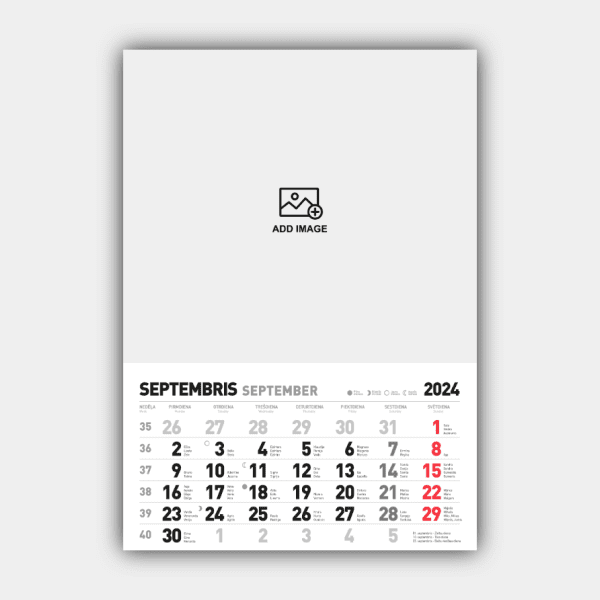 Create and Print Your Vertical 2024 Latvian Wall Calendar Design Online (template #4) #9